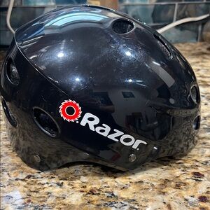 Razor Glossy Black Helmet